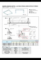 ช่องเซอร์วิส,ช่องเปิดฝ้าเพดาน CEILING HATCH