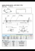 ช่องเซอร์วิส,ช่องเปิดฝ้าเพดาน CEILING HATCH